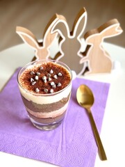 chocolate mousse dessert