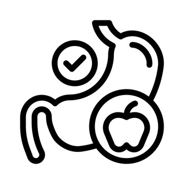 digesting line icon