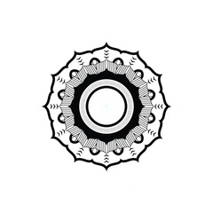 Vector art design illustration of a black hole, a hole in the wall, and a hole in paper, a round icon symbol element