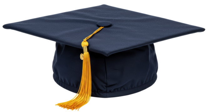 Isolated graduation cap
