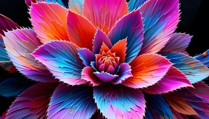 Blossom Glitch Floral Meets Digital