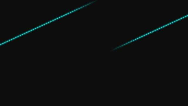Animated neon lines on dark background
