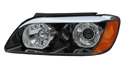 Isolated Car Headlight