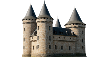 Isolated Medieval Castle