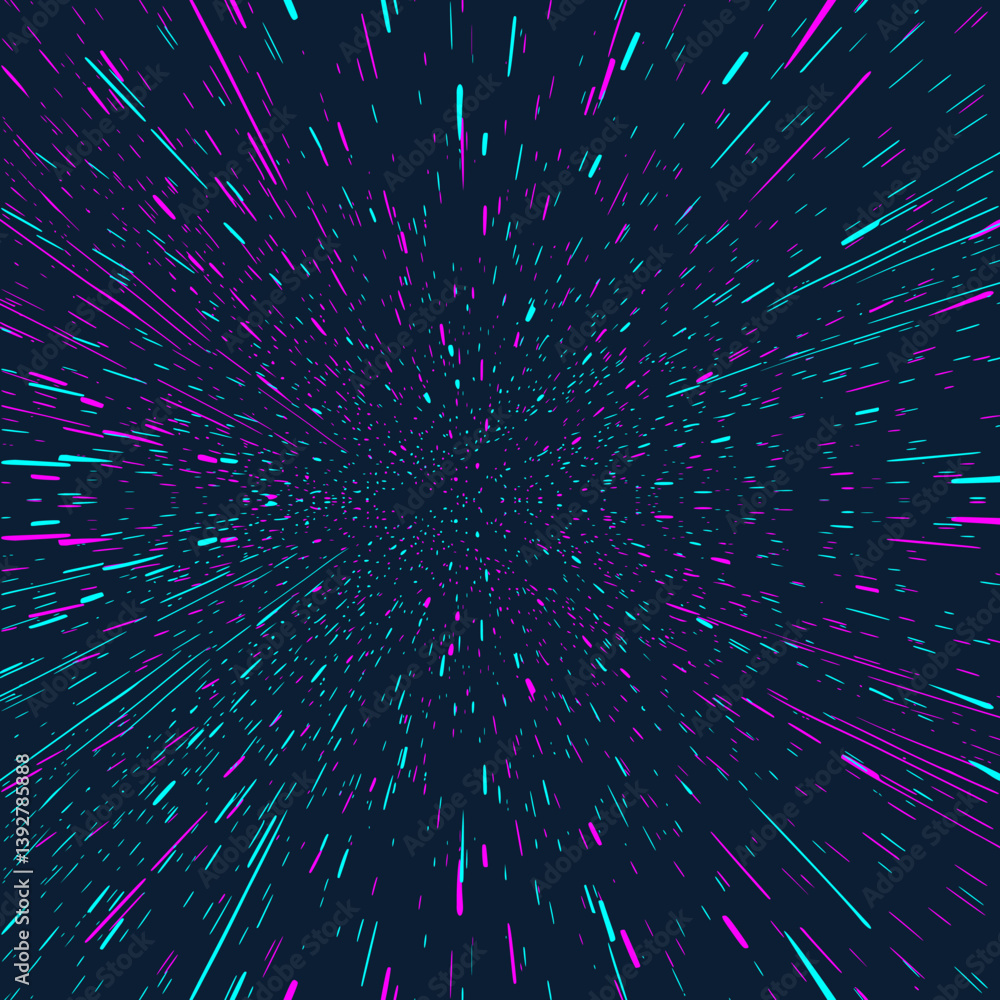 Wall mural creative design of universe sci fi background