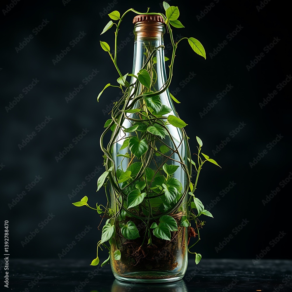 Poster abstract digital image design with artistic composition for modern creative projects