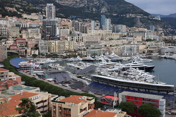Obraz premium Monaco Formula 1 garages