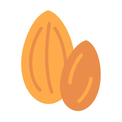  Nutty Almond Icon with Bold Look