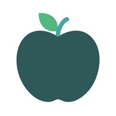  Charming Red Apple with Leaf
