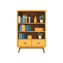 Cabinet, furniture, vector, transparent background