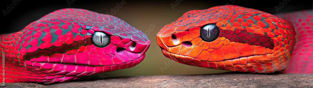 Poster realistic hindu mythological creatures showcasing colorful serpentine attributes in a stunning art r