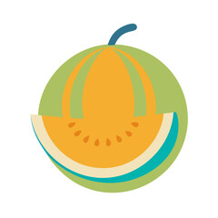 Cantaloupe Icon for Summer Refreshments