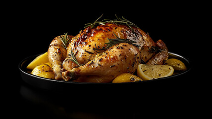Roasted Chicken with Herbs and Citrus