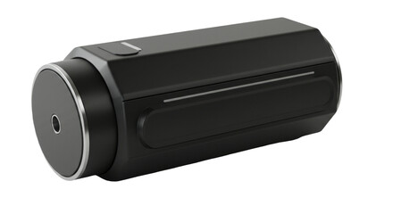 Isolated Black Security Camera