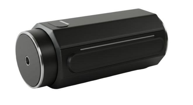 Isolated Black Security Camera