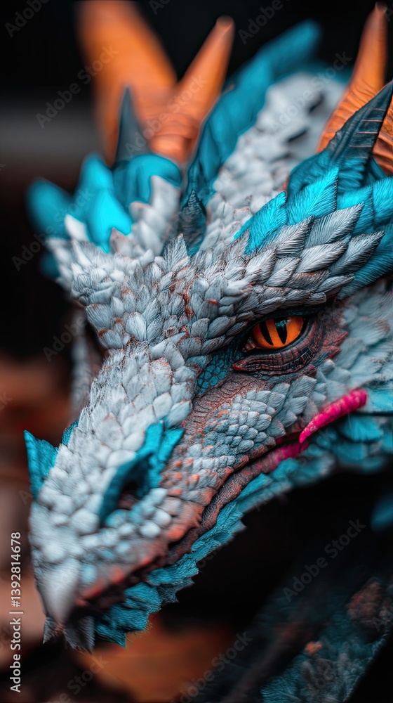 Aufkleber stunning realistic representation of mythological hindu creature with intricate details and vivid co