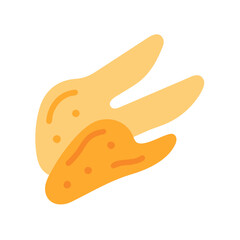  Crispy Chicken Wings Iconic Symbol