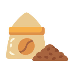  Coffee Powder Vector Ingredient Design
