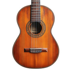 Fototapeta premium Acoustic Guitar Isolated on Transparent Background 