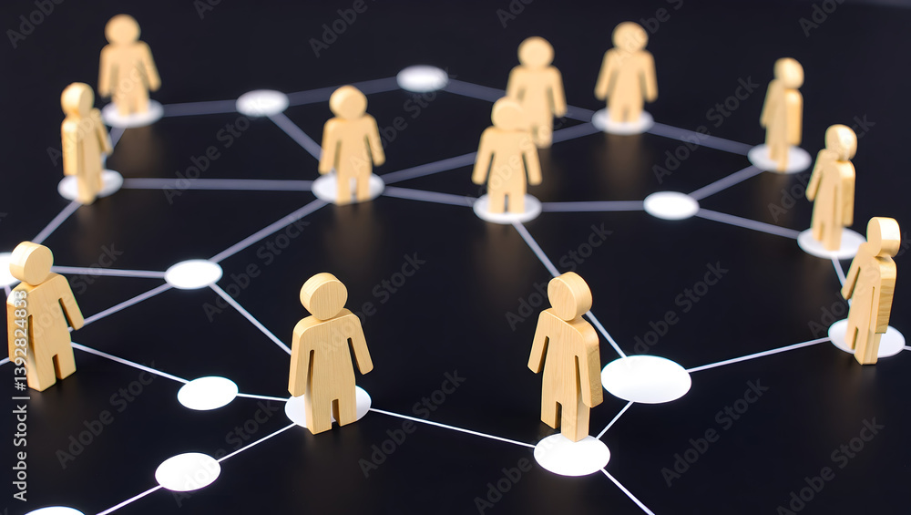 Poster conceptual image networking, connection, and global communication