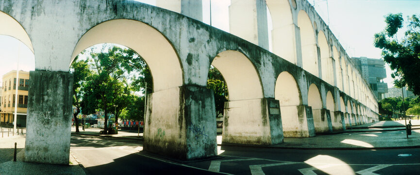Carioca Aqueduct, Lapa, Rio de Janeiro, Brazil.