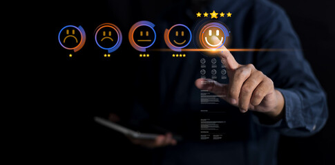 Review data reveals perfection score, customer satisfaction rate, vote success, positive result from events, and ongoing approval through consistent high feedback.
