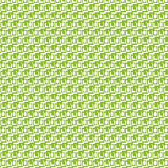 Pixel L Grid Pattern - Bright Green Geometric Design