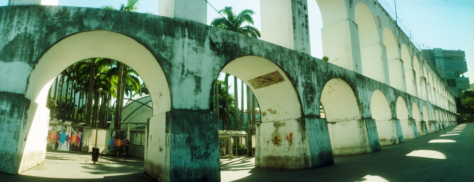 Carioca Aqueduct, Lapa, Rio de Janeiro, Brazil.