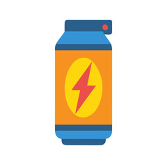 Fototapeta premium Charming Energy Drink Can Graphic for Events