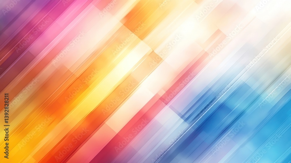 Poster abstract colorful diagonal lines background.