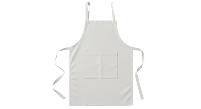 Isolated White Apron