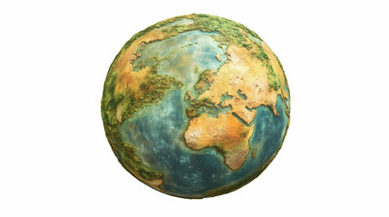 Earth globe, detailed map, natural world, educational tool, showing continents, oceans, landmasses