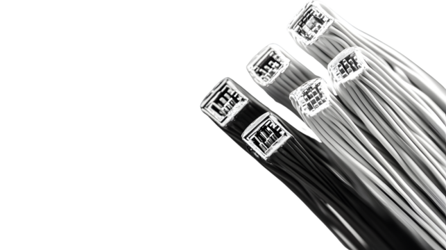 High-Quality Collection of Black Electrical Wires for Professional Projects