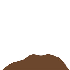 Brown mountain illustrations