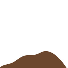 Brown mountain illustrations
