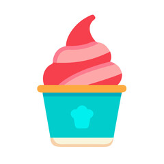  Frozen Yogurt Bowl Graphic Creation