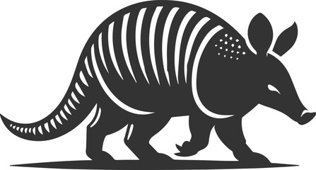 Armadillo vector black