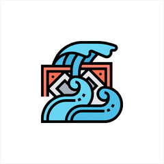 vector illustration of a christmas tree