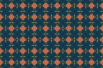 Seamless Digital Perspective Geometric Shape Interior Symmetric Decoration Art Texture Design Graphic Fabric Textile Endless Tile Wallpaper Cloth Background Template Luxury Fashion Visual Pattern.