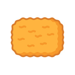  Crispy Hash Brown Breakfast Icon