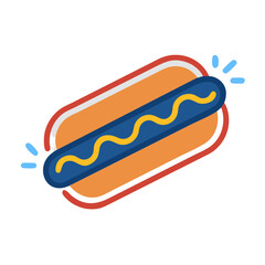  Hot Dog Icon for Fast Food Lovers