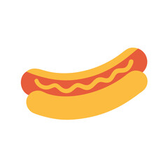  Hot Dog Graphic for Barbecue Parties