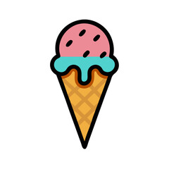  Stylish Ice Cream Cone Representation for Menus