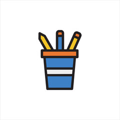 pencil and eraser