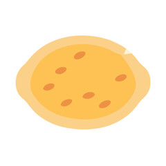  Pita Bread Icon for Mediterranean Cuisine