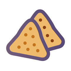  Pita Chip Icon for Snacks
