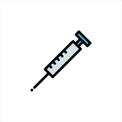 syringe icon vector illustration