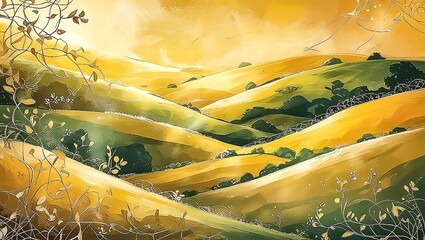 Golden Hills of the Hidden Kin