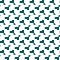 Minimalistic Black and White Abstract Pattern With Irregular Geometric Shapes 