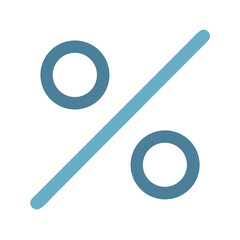Percentage Symbol Discount Ratio Icon Design